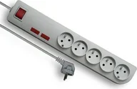 Listwy zasilające - Elgotech Listwa zasilająca 5 gniazd 5m szary PSF-505 PSF-505 - miniaturka - grafika 1