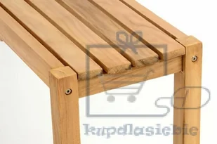 Divero Zestaw ogrodowy DIVERO - impregnowany tek - 135 cm - Meble ogrodowe - miniaturka - grafika 6