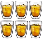 Kieliszki - Bodum Pilatus 2-częściowy zestaw kieliszków (podwójne ścianki, izolowane, nadaje się do mycia w zmywarce) przezroczysty, przezroczysty, 0,25 L 10484-10-12 - miniaturka - grafika 1