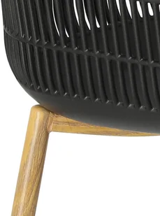 Simplet Krzesło Becker czarne/naturalne - Krzesła - miniaturka - grafika 15