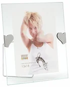 Ramki na zdjęcia - Deknudt Frames Deknudt ramka na nim s59zd4  13.0 X 18.0, srebrny medalion serce ze szkła, producenta Horiz. i vertik. S59ZD4-13.0X18.0 - miniaturka - grafika 1
