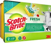 Ściereczki, gąbki, czyściki - Scotch Brite Fresh zmywak profilowany Ostry 2s - miniaturka - grafika 1