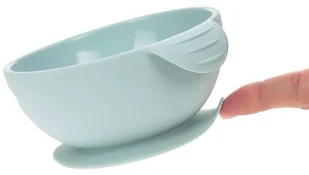 Lassig Miseczka silikonowa z przyssawką Little Chums Mysz niebieska solution-bc-6148-0 - Miseczki i talerzyki dla dzieci - miniaturka - grafika 5