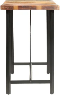 vidaXL 9-cz. zestaw mebli barowych, lite drewno z odzysku - Stoły z krzesłami - miniaturka - grafika 4