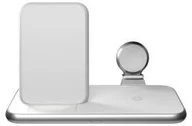 Stacje dokujące do telefonów - Zens Bezprzewodowa ładowarka 4v1 Stand Wireless Charger 45W USB PD ZEDC15W Biała - miniaturka - grafika 1