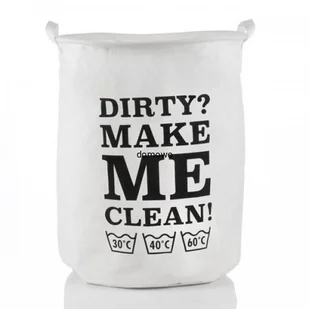 SKŁADANY MATERIAŁOWY KOSZ NA PRANIE ZABAWKI - Kosze na bieliznę - miniaturka - grafika 3