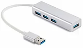 Huby USB - Sandberg Sandberg USB 3.0 Hub 4 porty Saver USB 3.0 Hub 4 porty Saver, 333-88 (USB 3.0 Hub 4 porty Saver, USB 3.2 Gen 1 (3.1 Gen 1) typ A, USB 3.2 Gen 1 (3.1 Gen 1) typ A, 5000) 333-88 - miniaturka - grafika 1