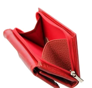 PolskaGalanteria.pl Portfel Damski Skórzany PolskaGalanteria 12 cm Suwak Skóra Naturalna KP D1208Z - Portfele PolskaGalanteria.pl Portfel Damski Skórzany PolskaGalanteria 12 cm Suwak Skóra Naturalna KP D1208Z - Portfele - miniaturka - grafika 4