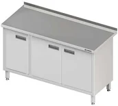 Stoły gastronomiczne - Stalgast Stół przyścienny z drzwiami skrzydłowym W1400xD700xH850 ( 980167140) - miniaturka - grafika 1