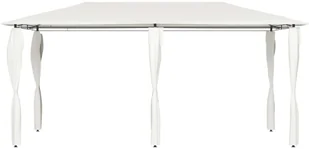 vidaXL Altana ze ścianami bocznymi, 3x6x2,6 m, kremowa, 160 g/m! 313617 - Altany ogrodowe - miniaturka - grafika 3