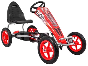 Gokart Na Pedały Full Ahead AIR Czerwony - Jeździki dla dzieci - miniaturka - grafika 11