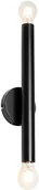 Lampy ścienne - QAZQA Kinkiet Art Deco czarny 2-punktowy - Tubi - miniaturka - grafika 1
