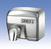 Suszarki do rąk i włosów - SANELA SANELA SLO 02E Elektryczna suszarka do rąk w obudowie ze stali nierdzewnej 79024 - miniaturka - grafika 1