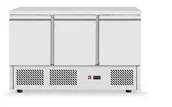 Szafy i witryny chłodnicze - Hendi Stół chłodniczy 3-drzwiowy z blatem roboczym i agregatem dolnym | Twój Zysk 236147 - miniaturka - grafika 1