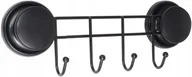 Wieszaki łazienkowe - Łazienkowy Wieszak haczyk na ręczniki Czarny Loft - miniaturka - grafika 1