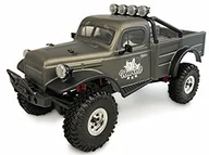 Zabawki zdalnie sterowane - Amewi 22522 AMXRock AM18 Scale Crawler Harvest 1:18 RTR z pilotem zdalnego sterowania, baterią i kablem do ładowania, szary 22522 - miniaturka - grafika 1