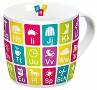 Kubki - infinite by GEDA LABELS (INFKH) 12441 filiżanka, porcelanowy kubek, filiżanka do kawy, filiżanka dla dzieci, wielokolorowa - miniaturka - grafika 1