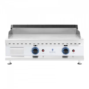 Royal Catering Podwójny grill gazowy 74,5 x 40 cm gładki 2 x 3100 W propan butan 0,02 bar RC-GGF750 - Piece, kotły  i płyty grzejne gastronomiczne - miniaturka - grafika 5