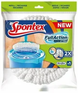 Miotły, szufle, mopy - Spontex Full Action Xtra wkład do mopa biały 19800082 000903 - miniaturka - grafika 1