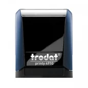 Pieczątki - Trodat Pieczątka automat 4910 niebieska - poduszka czarna 26X9mm /TRE-4910NIWCA/ UN190-1 - miniaturka - grafika 1