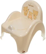 Nocniki - Tega Baby Baby Baby, Nocnik/Krzesełko z Pozytywką, Miś, Beżowy - miniaturka - grafika 1