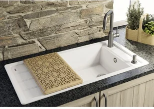 Blanco FARON XL 6 S Silgranit PuraDur Biały odwracalny, InFino (524807) - Zlewozmywaki - miniaturka - grafika 2