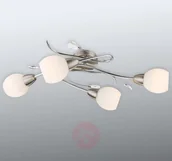 Lampy sufitowe - Globo Lighting Lilly lampa sufitowa Nikiel matowy, Chrom, 4-punktowe 60209-4 - miniaturka - grafika 1