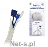 Logilink Elastyczny organizator kabli, szary - (KAB0007) - Maskownice do kabli - miniaturka - grafika 5