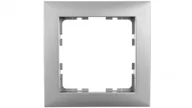Klawisze i ramki - Hager polo B.Kwadrat Ramka pojedyncza aluminium 5310118994 5310118994 - miniaturka - grafika 1