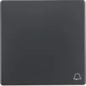 Wyłączniki światła i elektryczne - Berker ""KLAWISZ POJEDYNCZY """"DZWONEK"""" ANTRACYT Q1 Q3 Q7 16206056"" - miniaturka - grafika 1