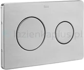 Przyciski spłukujące - Roca PL przycisk spłukujący stal A890189304 - miniaturka - grafika 1