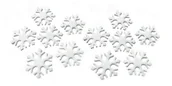 Pozostałe akcesoria świąteczne - Arpex Kreatywne śnieżynki do zdobienia 12 sztuk BN0842 BN0842 - miniaturka - grafika 1