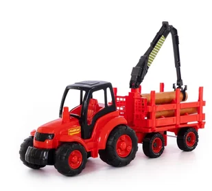 POLESIE Mistrz", traktor z przyczep do przewozu duycy (w siatce) POL-8229 - Samochody i pojazdy dla dzieci POLESIE Mistrz", traktor z przyczep do przewozu duycy (w siatce) POL-8229 - Samochody i pojazdy dla dzieci - miniaturka - grafika 6
