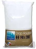 Prześcieradła - Nuit des Vosges Nuit wogezy 2167818 cotoval prześcieradło z gumką Uni bawełna biała 140x200 cm 2167818 - miniaturka - grafika 1