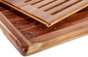 APS Deska do krojenia chleba 600 x 400 mm | Akazia 00885 - Akcesoria gastronomiczne - miniaturka - grafika 2