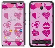 Etui i futerały do telefonów - Sony Royal Sticker Royal tatuaż ścienny RS. 74291 samoprzylepny do Xperia E1 z motywem serc RS.74291 - miniaturka - grafika 1