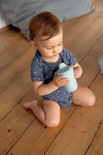 Lassig Kubek z silikonową pokrywką z dziubkiem Little Chums Pies solution-bc-7419-0 - Miseczki i talerzyki dla dzieci - miniaturka - grafika 13