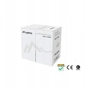 Kabel Lan Utp KAT-5E 305M Drut Cu Czarny Fluke - Kable miedziane - miniaturka - grafika 4