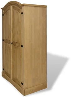 vidaXL vidaXL Szafa sosnowa w meksykańskim stylu Corona, 2-drzwiowa - Szafy - miniaturka - grafika 3