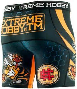 Extreme Hobby Spodenki, Vale Tudo Angry Wasp, rozmiar S, czarny - Kimona, stroje i obuwie - miniaturka - grafika 4