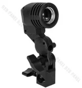 Akcesoria fotograficzne - GlareOne GlareOne Oprawka pojedyncza uchwyt na parasol gniazdo E27 - miniaturka - grafika 1