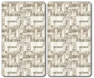 Pozostałe akcesoria kuchenne - Kesper Kesper 36540 13 szklana płyta do krojenia motyw: beton  wymiary: 52 x 30 x 0,8 cm, szkło szare, 2 sztuki 36540 13 - miniaturka - grafika 1