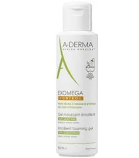 A-Derma Exomega Control pieniący się żel emolient przeciw drapaniu 500 ml 7074320 - Kremy dla dzieci - miniaturka - grafika 3