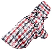 Ubranka dla psów - Wouapy wouapy wodoodporny gingham z nadrukami, szkocki hundedruck-płaszcz przeciwdeszczowy, windundurchlaessiger psy, 50 707550 - miniaturka - grafika 1