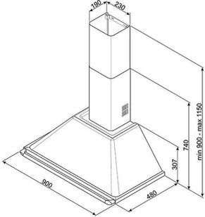 Smeg Victoria KT90BE - Okapy kuchenne - miniaturka - grafika 3