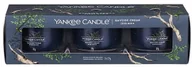 Świece - Yankee Candle Zestaw świec wotywnych w szkle Bayside Cedar 3 x 37 g - miniaturka - grafika 1