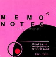 Etykiety samoprzylepne i bloki etykiet - Dalpo Memo notes neon różowy, - miniaturka - grafika 1