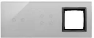 Domofony - KONTAKT-SIMON Simon Touch ramki Panel dotykowy S54 Touch, 3 moduły, 2 pola dotykowe poziome + 4 pola dotykowe + 1 otwór na osprzęt S54, burzow DSTR3240/72 - miniaturka - grafika 1
