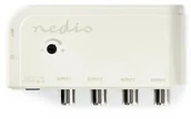 Wzmacniacze antenowe - Wzmacniacz Nedis CATV Max zesílení 10 dB 50-694 MHz 4 výstupy konektor IEC SAMP40045WT) - miniaturka - grafika 1
