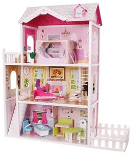 EcoToys Drewniany domek dla lalek California z ogrodem 4107 712816 - Domki dla lalek EcoToys Drewniany domek dla lalek California z ogrodem 4107 712816 - Domki dla lalek - miniaturka - grafika 13